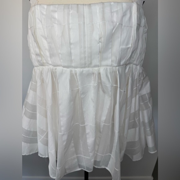 Acler Babydoll Top – Size 10, White - Picture 4 of 16